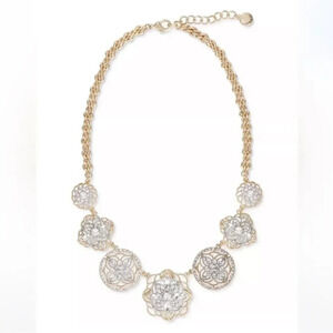 Palazzo Gold Chain Frontal Necklace